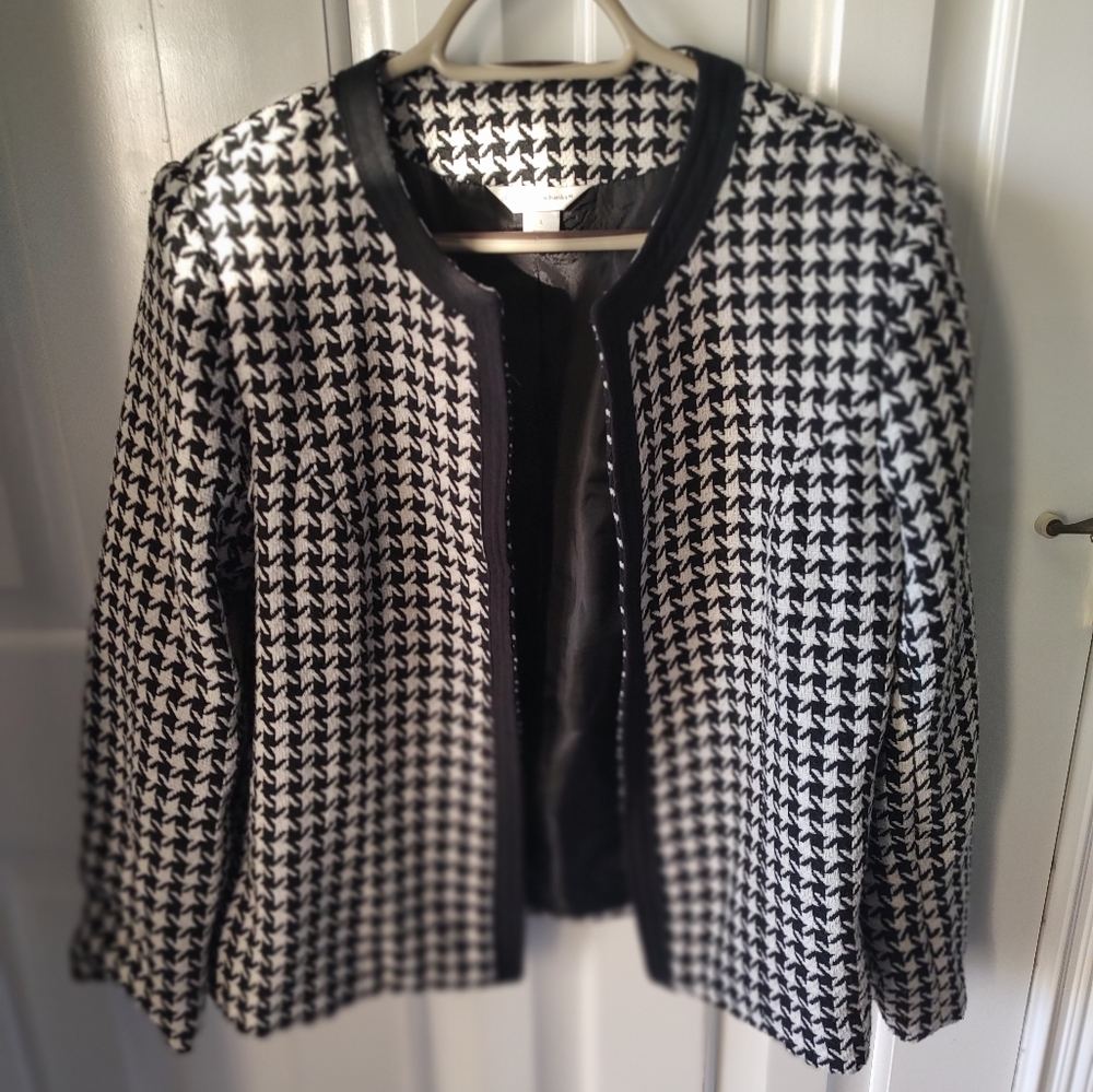 Christopher Banks black and white jacket